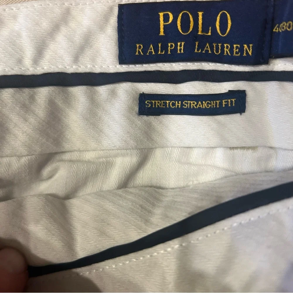 Polo Ralph Lauren Classic Fit Straight Leg Chino Pants Khaki 40x30 STF Newport - Picture 7 of 14